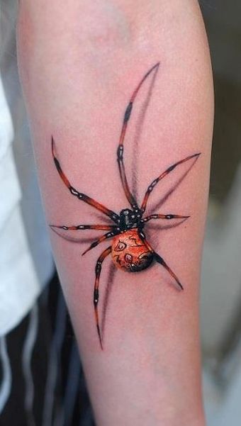 3D-Tattoo-Spider