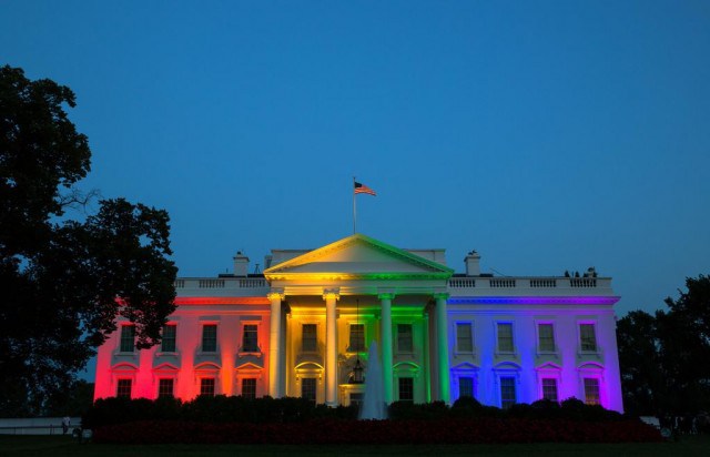 rainbow-white-house